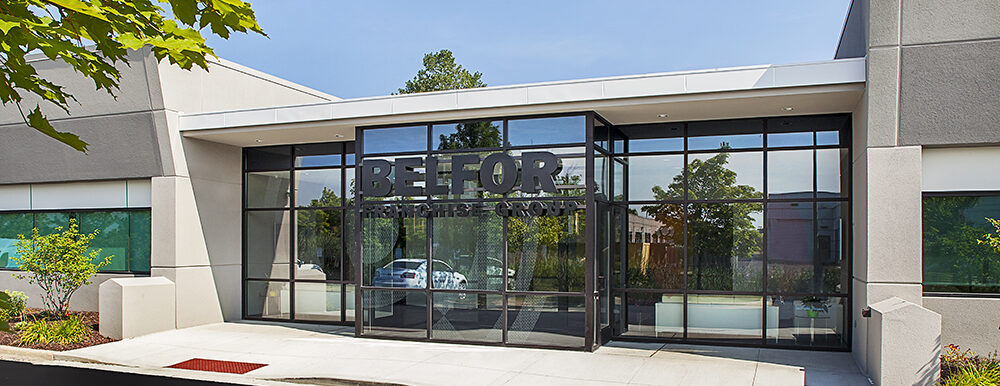 Image of the outside of a BELFOR Franchise Group Building
